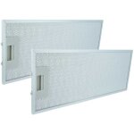 Vhbw 2x filtre anti - graisse compatible avec siemens li23030sd / 08, li23030ti, li23030ti / 02, li23030sd ...