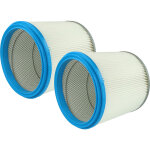 Vhbw 2x filtre pliss� compatible avec hilti tda - vc40u, tda - vc60, tda - vc60u aspirateur - bleu / ...
