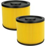 Lot de 2x filtres  cartouche compatible avec lidl parkside pnts 1300 e4, 1300 a1, 1300 b2, 1300 c3, ...
