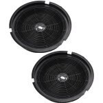 2x filtres  charbon actif compatible avec airlux hc41a, hc41e hotte de cuisine - vhbw