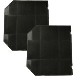 2x filtres  charbon actif compatible avec arthur martin / john lewis / tricity - bendix afc10650x, afc1210n ...
