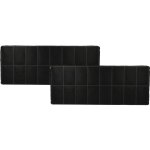 2x filtres � charbon actif compatible avec bosch dhi625h / 00, dhi625h / 09, dhi454h, dhi625hsd, dhi630g ...