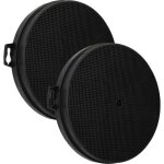 2x filtres  charbon actif compatible avec de dietrich hw8636e1, hw8955e1, hm8955, hm8965, hn8636e1, ...