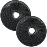 2x filtres � charbon actif compatible avec electrolux lfg525w, lfg615k, lfg615w, lfg615x, lfv336k, lfv339k, ...