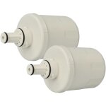 2x filtre � eau cartouche compatible avec samsung rs2577bb, rs2577sl, rs255basb, rs2578ww, rs2578sh, ...