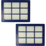 2x filtre compatible avec nilfisk power p10 uk de, p12, p12 uk de, p40, select, special aspirateur - ...