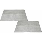 2x filtres non - tiss universel pour hotte de cuisine 60 cm - 57 x 47 x 0, 3 cm, microfibres non tisses ...