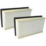 Vhbw 2x filtre pliss� plat h14 compatible avec k�rcher t 30 / 1 ap te h, sb v 1 aspirateur sec / humide, ...