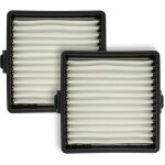 2x filtre pliss� plat compatible avec ryobi r18hv - 0, r18hvf - 0, p714k aspirateur sans fil � batterie ...