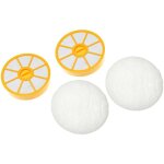 2x filtre pr - moteur compatible avec dyson dc14, dc15, dc08, dc05 aspirateur - filtre de protection ...