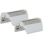Vhbw 2x grille double compatible avec braun 370, 380, 350, 360, 390cc rasoir �lectrique + cadre, argent� ...
