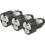 Vhbw - 3x batterie compatible avec aeg bsb 12c, bss12c, bss 12c, bts 12c, bws12, bws 12c outil �lectrique ...