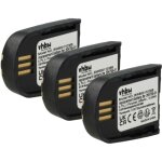 Vhbw 3x batterie compatible avec microsoft lync 2010 casque audio, �couteurs sans fil (140mah, 3, 7v, ...