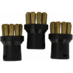 Vhbw - 3x brosse arrondie, grande taille compatible avec krcher sc 5 easyfix, sc 5 easyfix premium, ...