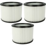 3x cartouche filtrante compatible avec nilfisk multi ii 22, ii 22 inox, ii 30 t, ii 30 t inox vsc, ii ...