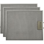 Vhbw 3x filtre anti - graisse compatible avec siemens lc97gb532b / 01, lc97gb532b / 03, lc97gb532b / ...