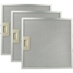 Vhbw 3x filtre anti - graisse compatible avec whirlpool akr 995 857899501011, 857899515010 hotte de cuisine ...