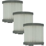 3x filtre compatible avec aeg tornado top5 - 21tg, top5 - 18iw, top5 - 14eb aspirateur - filtre hepa ...