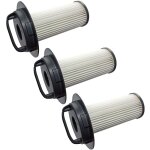 3x filtre compatible avec philips marathon fc9206 / 04, fc9208 / 01, fc9208 / 02 aspirateur - filtre ...