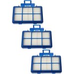 3x filtre compatible avec philips powergo fc8253 / 09 aspirateur - filtre hepa contre les allergies - ...