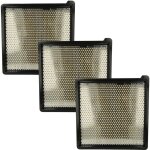 Vhbw 3x filtre pliss plat compatible avec krcher km 75 / 40 wg, km 75 / 40 w bp pack autolaveuse, balayeuse ...
