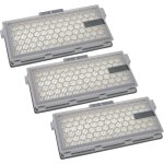 Vhbw 3x filtre remplacement pour miele sfha50, sf - ha50, sf - ha 50 pour aspirateur - filtre hepa d'vacuatio ...