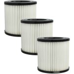 Vhbw 3x filtre compatible avec stanley sxvc20xte aspirateur - filtre hepa blanc