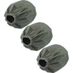 3x filtres textiles compatible avec bosch advancedvac 20 aspirateur industriel sec et humide - sac filtrant, ...