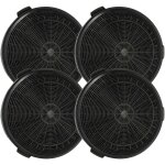 4x filtres � charbon actif compatible avec electrolux 90cts, 90ctu, 90ct hotte aspirante - 18, 85 cm ...