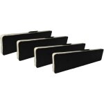 Vhbw - 4x filtres � charbon actif compatible avec miele da 1200, da 1255, da 1160 - 60, da 1180, da 1260, ...