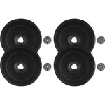 Vhbw - 4x filtres � charbon actif compatible avec miele dumf, dkf hotte aspirante - 2, 3 cm