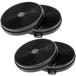4x filtres  charbon actif compatible avec secondi marchi kcu 90, klb 90 ix, kp 90, kp 90 i, ksl 60 ixcr, ...