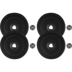 4x filtres � charbon actif compatible avec zanussi zh6011b, zh6011b2w2, zh6010n2zb960, zh6010w, zh6011bw, ...