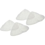 Vhbw - 4x housses de rechange remplacement pour vileda 146576 pour nettoyeur  vapeur, balai vapeur - ...