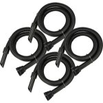 Vhbw 4x tuyau compatible avec numatic nvp180 - 11, nupro reflo, nvh180 - 11, nvh180, nvp180, nvp180 2 ...