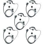 Vhbw 5 x oreillette compatible avec alan midland gxt - 1000, g9, g8, g5 xt, g7, g6, gxt - 300, gxt - ...