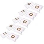 50x sacs compatible avec rowenta silence force ro 6486 aspirateur - microfibre non tisse, 28, 5cm x ...