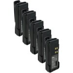 Vhbw - 5x batterie compatible avec motorola dp2400e, dp2000, dp2600, dp2400, dp2600e radio talkie - walkie ...