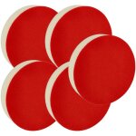 5x eponge de polissage compatible avec black & decker ponceuses excentriques et � vibration - 13 cm diam. ...