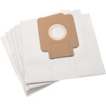 5x sacs aspirateurs - papier, 16, 5cm x 18cm beige - compatibles avec hoover tfs 5204 011, tfs5204 019, ...