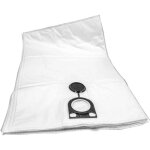 Vhbw 5x sacs compatible avec bavaria bvc 1250 s aspirateur - microfibre non tiss�e, 50cm x 33cm blanc ...