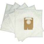 5x sacs compatible avec hoover tf 1810 flash, tf 1605 flash, tf 1603 flash aspirateur - microfibre non ...