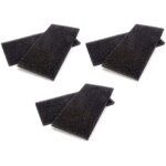 Vhbw 6x filtre mousse 40 ppi compatible avec bauknecht tk uniq 83a gbw (856010003021), tk uniq 83a gbw ...