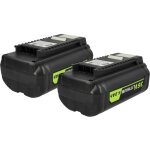 Vhbw ? batterie 2x 4000 mah 36v li - ion pour ryobi 40v brushless ? autonomie prolong�e pour outils �lectrique ...