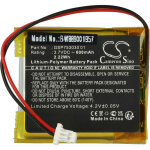 Batterie compatible avec jbl tune 600btnc, t600 bt casque audio, couteurs sans fil (600mah, 3, 7v, li ...