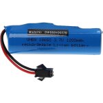 Vhbw ? batterie li - ion 1200mah 3, 7v ? connecteur sm - 2p ? compatible voitures rc, avions, h�licopt�res ...