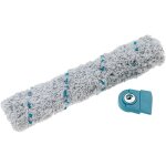 Vhbw - brosse remplacement pour leifheit 11918 pour aspirateur laveur sans - fil - rouleau brosse