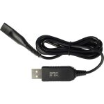 Vhbw - cble de charge compatible avec braun silk epil 9 - 941, 9 - 961, 9 - 969, se5180, se5185, se5270 ...