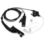 Vhbw - casque d'�coute avec microphone push to talk compatible avec motorola xpr 7550, xpr 7580 radio ...