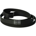 Vhbw courroie d'entranement compatible avec bosch wts 865 sche - linge - 196, 5 cm noir